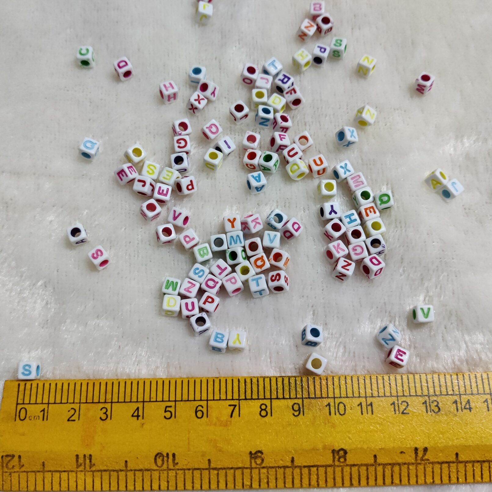 Alphabet Beads 100 Grams Craft Material Hub