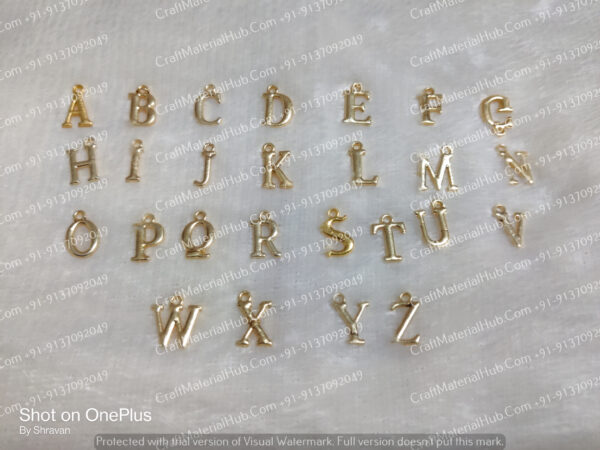 Alphabet Charms - Complete Set
