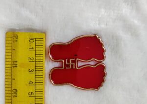 Plain Laxmi Charan - Big (10 pcs)