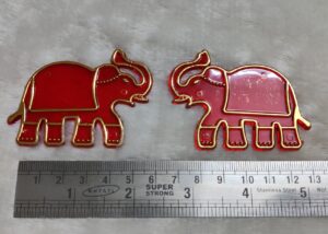 Acrylic Elephant (5 Pairs)