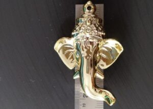 Ganpati Face - Golden