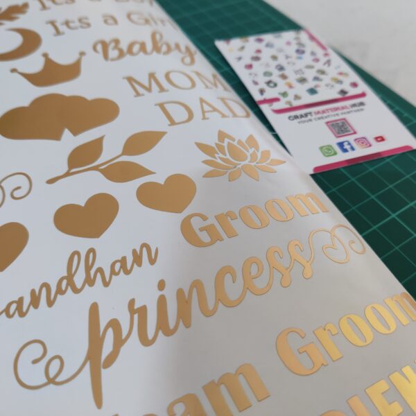 Metallic Vinyl Stickers - Image 2