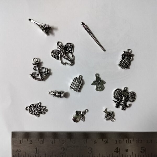 Jewelry / Phone Charms Oxidized (10 pcs)