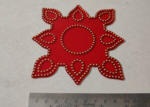 Acrylic Base : Flower - 1 (6 pcs)