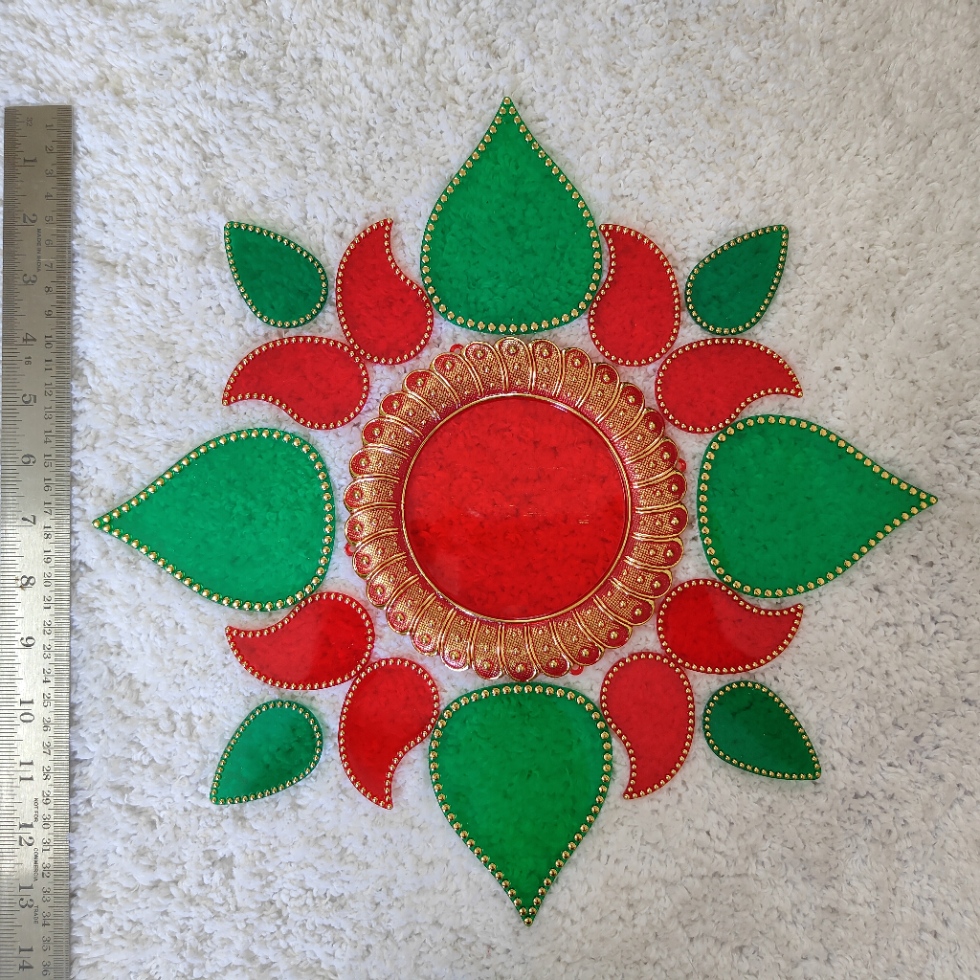 Rangoli : Modak Curve Drops - Craft Material Hub