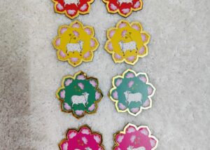 Flower Cow MDF (5pair)