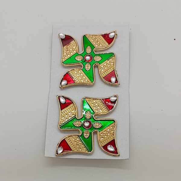 Acrylic Base : Meena Swastik (10 pair)