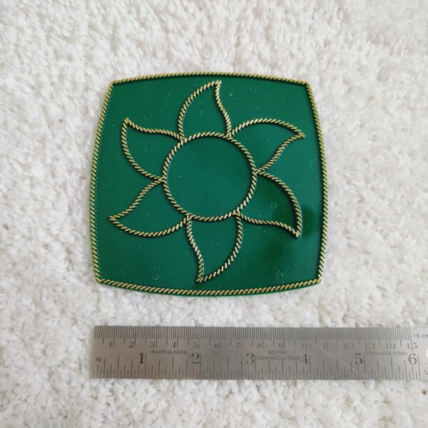 Acrylic Base : Square Flower (6pcs) - Opaque