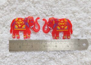 Elephant Painted Shubh Labh (10 Pairs)