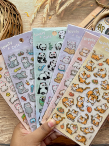 3D Crystal Cute Animal Sticker