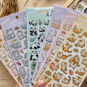 3D Crystal Cute Animal Sticker