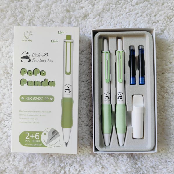 Panda Themed Click Fountain Pen