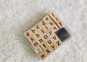 Alphabet Stamps - Small