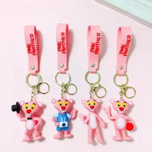 Cartoon Keychains Pink Panther
