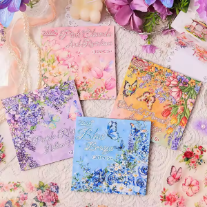 Butterfly Flower Theme Pet Sticker Book