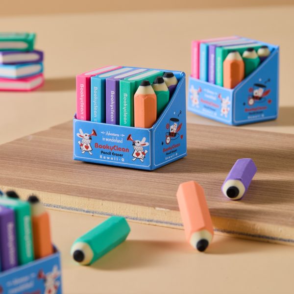 Cute Book and Pencil Eraser