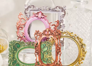 Baroque Frame Paper Cutouts