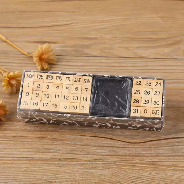 Wooden Number Stamp