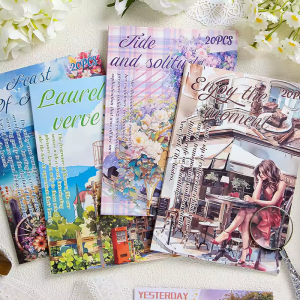 Girls and Flower Sticker Book Series