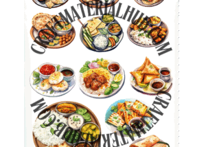 Indian Food Stickers