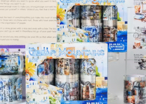 Clear Mountain Pet Sticker Roll