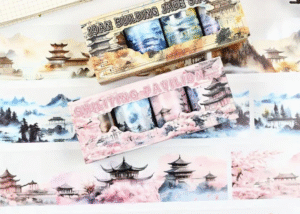 A City of Mist and Rain Series PET Sticker Tape