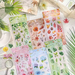 Flower House Plant Sticker Series