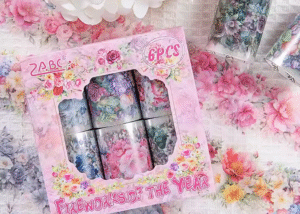 Fireworks of the Year - Floral PET Sticker Tape