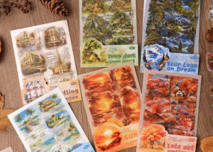 Travel to America Sticker Series
