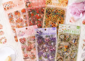 Dream Shadow Flower Sticker Series