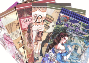 Vintage Floral Sticker Book