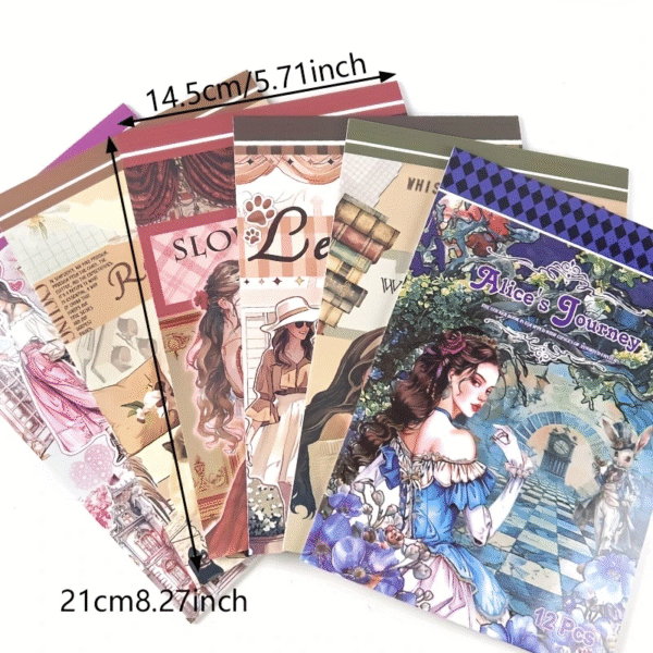 Vintage Floral Sticker Book