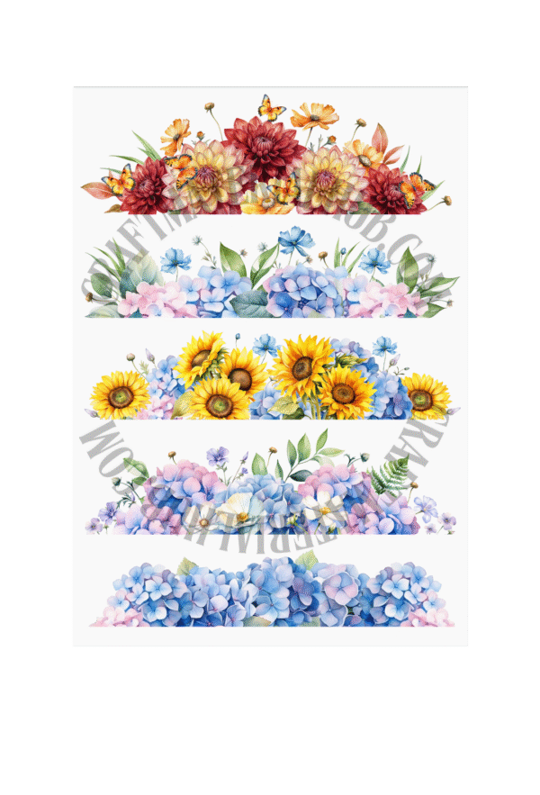 Floral Passion Borders