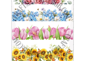 Floral Fragrance Borders