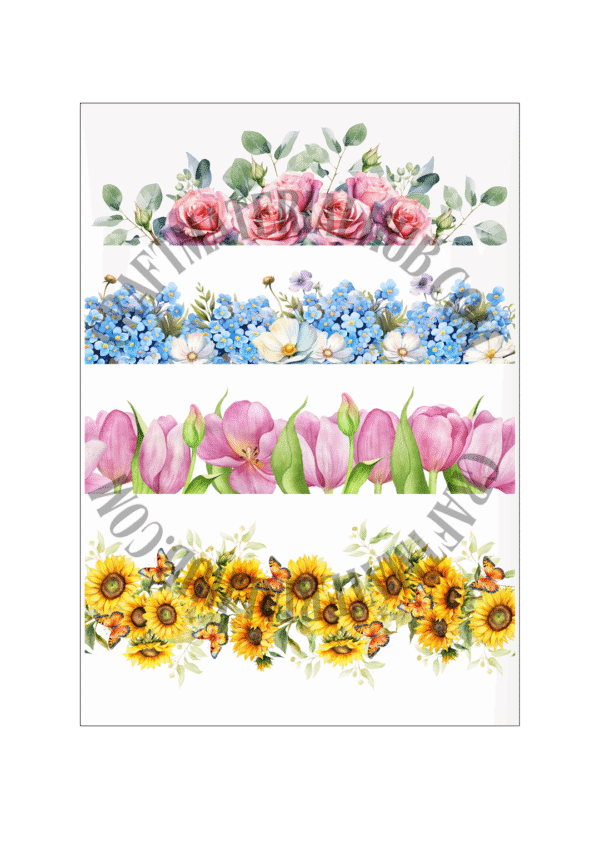 Floral Fragrance Borders