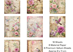 Material Papers - Vintage Pink Haze Theme 2