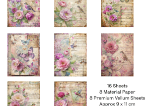 Material Papers - Vintage Pink Haze Theme