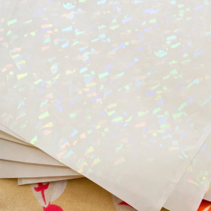Cracked Ice Holographic Sheet