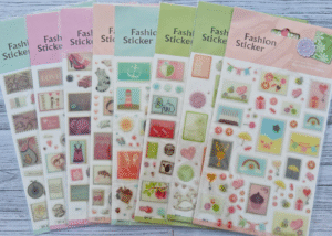 Cute Resin Stamp Sticker