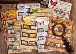 PVC Butterfly Stamp Sticker Series