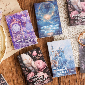 Mini Material Paper Book - Star Time Dream Fall Series