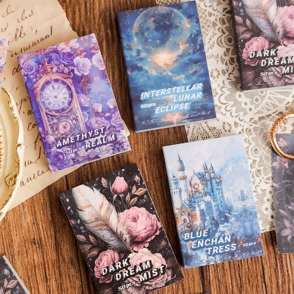 Mini Material Paper Book - Star Time Dream Fall Series