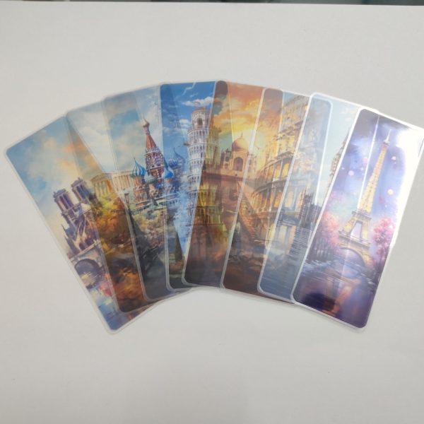 Transparent World Monuments Bookmarks