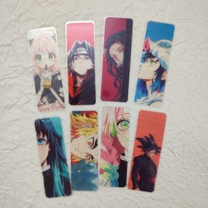 Transparent Anime Themed Bookmarks