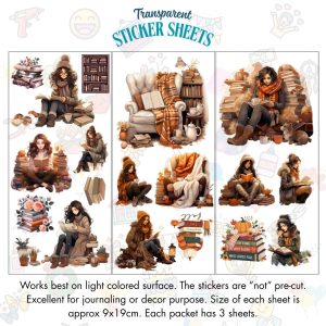 Signature Series Sticker Cards - Cozy Reading