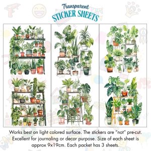 Signature Series Sticker Cards - Plant Rack