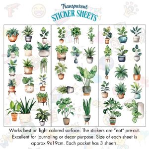 Signature Series Sticker Cards - Plants
