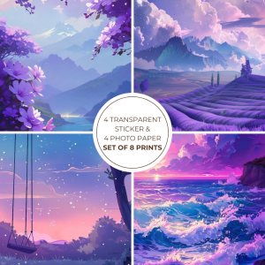 Signature Prints - Shades of Purple