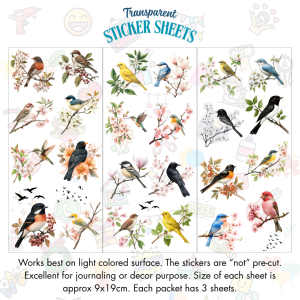 Signature Series Sticker Cards - Birds