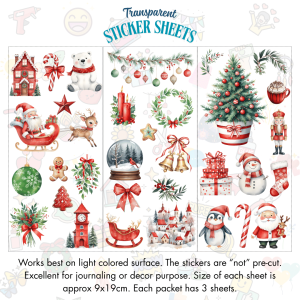 Signature Series Sticker Cards - Christmas